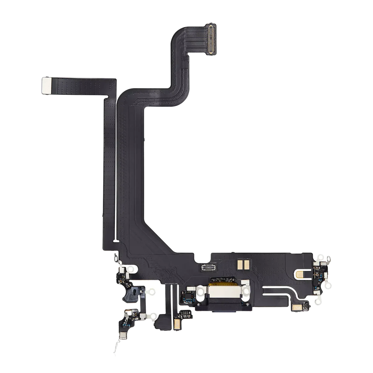 Iphone 14 Pro Max ile Uyumlu Şarj Portu Esnek Kablosu Plus Koyu Mor ile Uyumlu - Görsel 5