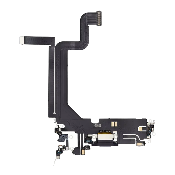 Iphone 14 Pro Max ile Uyumlu Şarj Portu Esnek Kablosu Plus Koyu Mor ile Uyumlu