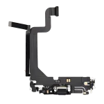 Iphone 14 Pro Max ile Uyumlu Şarj Portu Esnek Kablosu Premium Derin Mor ile Uyumlu