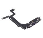 Iphone 14 Pro Max ile Uyumlu Şarj Portu Esnek Kablosu Premium Derin Mor ile Uyumlu - Görsel 3