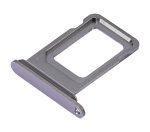 Iphone 14 Pro Max ile Uyumlu Tek Sim Kart Tepsisi / 14 Pro Max Derin Mor ile Uyumlu - Görsel 3