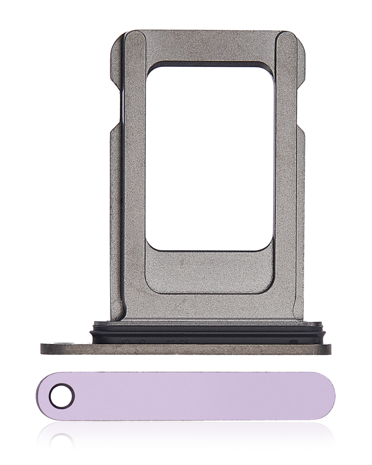 Iphone 14 Pro Max ile Uyumlu Tek Sim Kart Tepsisi / 14 Pro Max Derin Mor ile Uyumlu - Görsel 5