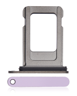 Iphone 14 Pro Max ile Uyumlu Tek Sim Kart Tepsisi / 14 Pro Max Derin Mor ile Uyumlu - Görsel 5