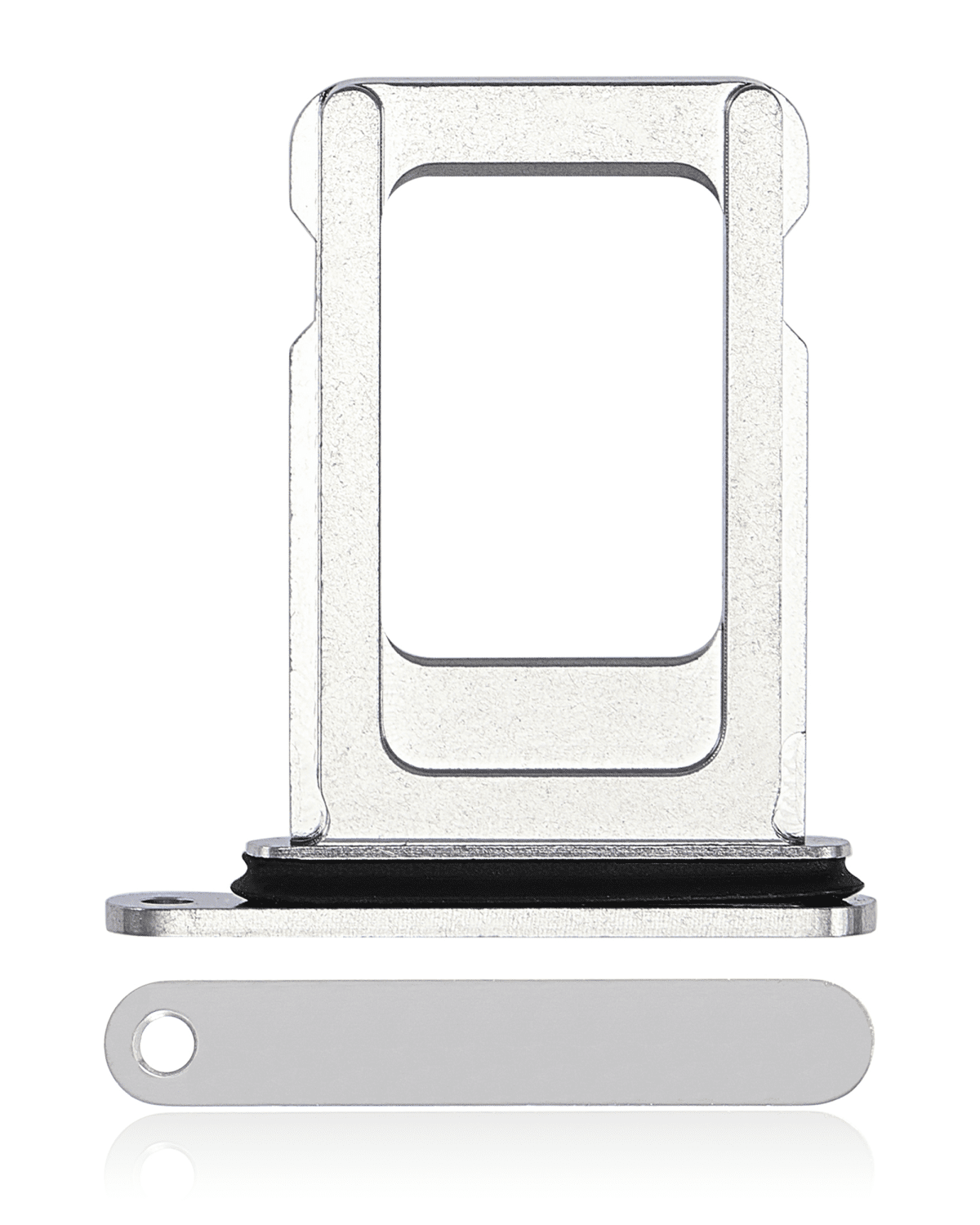 Iphone 14 Pro Max ile Uyumlu Tek Sim Kart Tepsisi / 14 Pro Max Gümüş ile Uyumlu