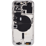 Iphone 14 Pro ile Uyumlu Arka Muhafaza Küçük Önceden Takılmış Uluslararası Sürüm Logo Yok Plus Gümüş ile Uyumlu - Görsel 3