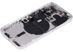 Iphone 14 Pro ile Uyumlu Arka Muhafaza Küçük Önceden Takılmış Uluslararası Sürüm Logo Yok Plus Gümüş ile Uyumlu - Görsel 5