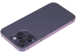 Iphone 14 Pro ile Uyumlu Arka Muhafaza Küçük Önceden Takılmış Uluslararası Sürüm Logo Yok Plus Koyu Mor ile Uyumlu - Görsel 4