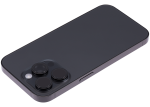 Iphone 14 Pro ile Uyumlu Arka Muhafaza Küçük Önceden Takılmış Uluslararası Sürüm Logo Yok Plus Uzay Siyahı ile Uyumlu - Görsel 4