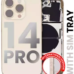 Iphone 14 Pro ile Uyumlu Arka Muhafaza Küçük Önceden Takılmış Uluslararası Sürüm ile Uyumlu Kullanılmış  Çekme: Sınıf A Gold