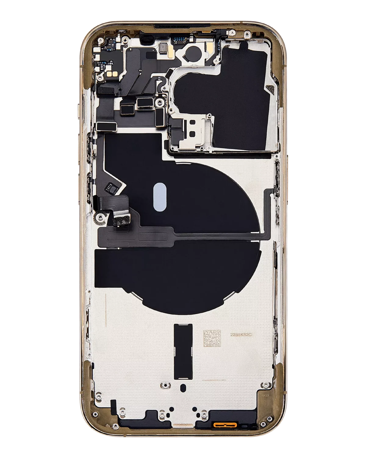 Iphone 14 Pro ile Uyumlu Arka Muhafaza Küçük Önceden Takılmış Uluslararası Sürüm ile Uyumlu Kullanılmış  Çekme: Sınıf A Gold - Görsel 3