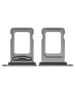 Iphone 14 Pro ile Uyumlu Çift Sim Kart Tepsisi / 14 Pro Max Derin Mor ile Uyumlu - Görsel 2