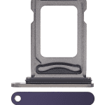 Iphone 14 Pro ile Uyumlu Çift Sim Kart Tepsisi / 14 Pro Max Derin Mor ile Uyumlu