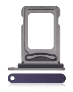 Iphone 14 Pro ile Uyumlu Çift Sim Kart Tepsisi / 14 Pro Max Derin Mor ile Uyumlu