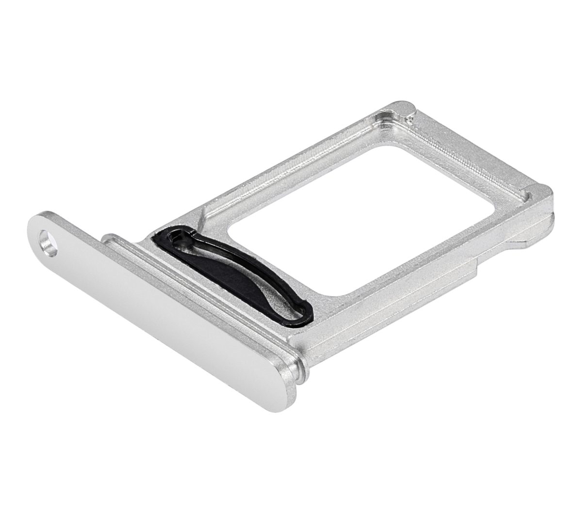 Iphone 14 Pro ile Uyumlu Çift Sim Kart Tepsisi / 14 Pro Max Gümüş ile Uyumlu - Görsel 3