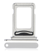 Iphone 14 Pro ile Uyumlu Çift Sim Kart Tepsisi / 14 Pro Max Gümüş ile Uyumlu - Görsel 5