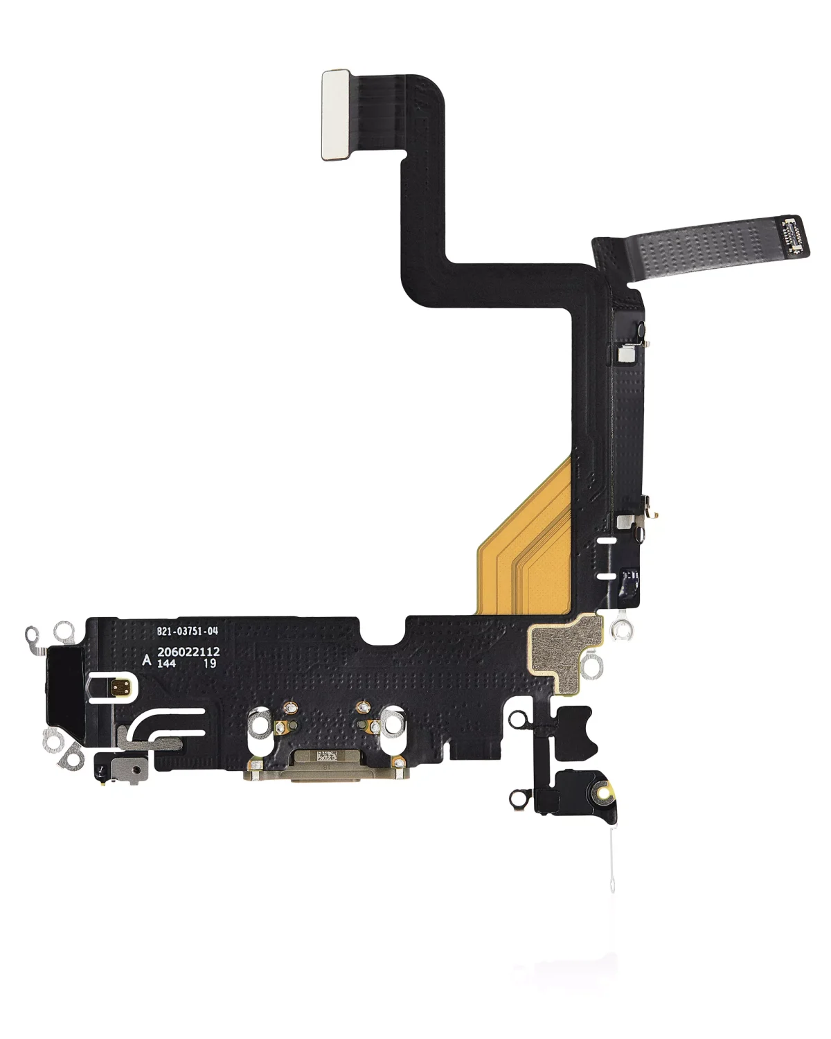 Iphone 14 Pro ile Uyumlu Şarj Portu Esnek Kablosu Aftermarket Plus Gold ile Uyumlu - Görsel 2