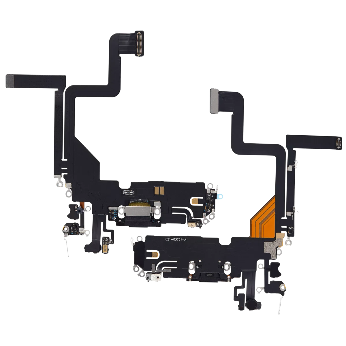 Iphone 14 Pro ile Uyumlu Şarj Portu Esnek Kablosu Aftermarket Plus Space Black ile Uyumlu - Görsel 2