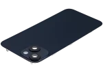 Iphone 14 ile Uyumlu Arka Cam Çelik Plakalı Kablosuz NFC Şarj MagSafe Mıknatıs ve El Feneri Esnek ile Uyumlu Full A Sınıfı Gece ​​Yarısı - Görsel 5