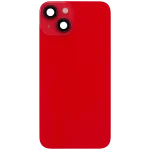 Iphone 14 ile Uyumlu Arka Cam Çelik Plakalı Kablosuz NFC Şarj MagSafe Mıknatıs ve El Feneri Esnek ile Uyumlu Full Kırmızı - Görsel 3