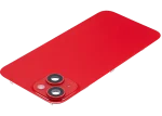Iphone 14 ile Uyumlu Arka Cam Çelik Plakalı Kablosuz NFC Şarj MagSafe Mıknatıs ve El Feneri Esnek ile Uyumlu Full Kırmızı - Görsel 5