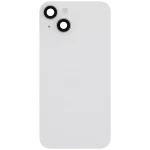 Iphone 14 ile Uyumlu Arka Cam Çelik Plakalı Kablosuz NFC Şarj MagSafe Mıknatıs ve El Feneri Esnek ile Uyumlu Full Starlight - Görsel 3