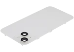Iphone 14 ile Uyumlu Arka Cam Çelik Plakalı Kablosuz NFC Şarj MagSafe Mıknatıs ve El Feneri Esnek ile Uyumlu Full Starlight - Görsel 5