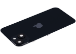 Iphone 14 ile Uyumlu Arka Cam Çelik Plakalı MagSafe Mıknatıs Önceden Takılmış Kapak Full Gece ​​Yarısı - Görsel 4
