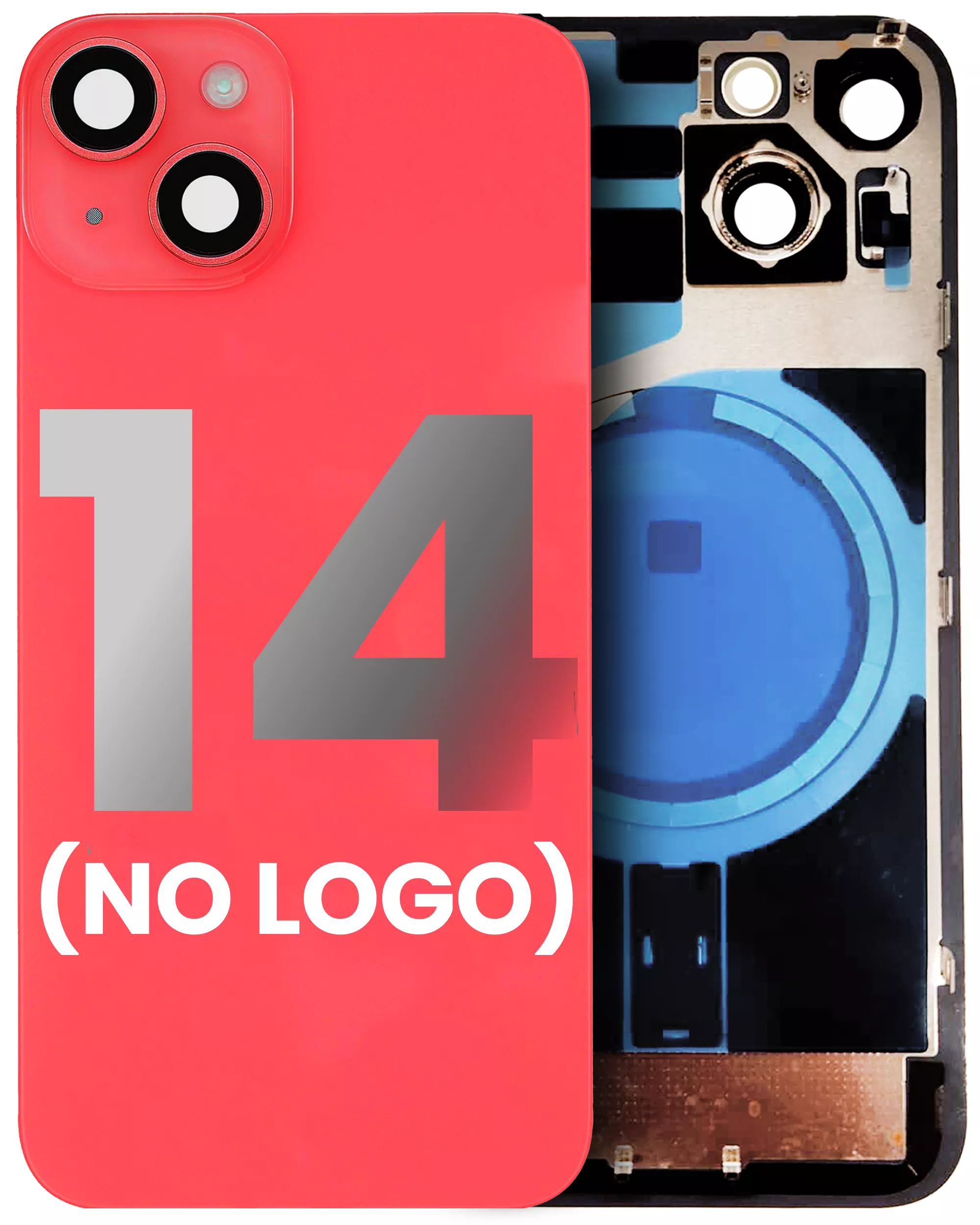 Iphone-14-ile-Uyumlu-Arka-Cam-Celik-Plakali-MagSafe-Miknatis-Onceden-Takilmis-Kapak-Kirmizi-2 Iphone 14 ile Uyumlu Arka Cam Çelik Plakalı MagSafe Mıknatıs Önceden Takılmış Kapak Kırmızı - Görsel 2