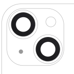 Iphone 14 ile Uyumlu Arka Kamera Servis Paket Orjinal Ürün Lensi Sadece Cam / 14 Plus / 15 / 15 Plus İle Uyumlu Yapışkanlı 2 Parça Set Plus