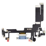 Iphone 14 ile Uyumlu Şarj Portu Esnek Kablosu Aftermarket Plus Mavi ile Uyumlu