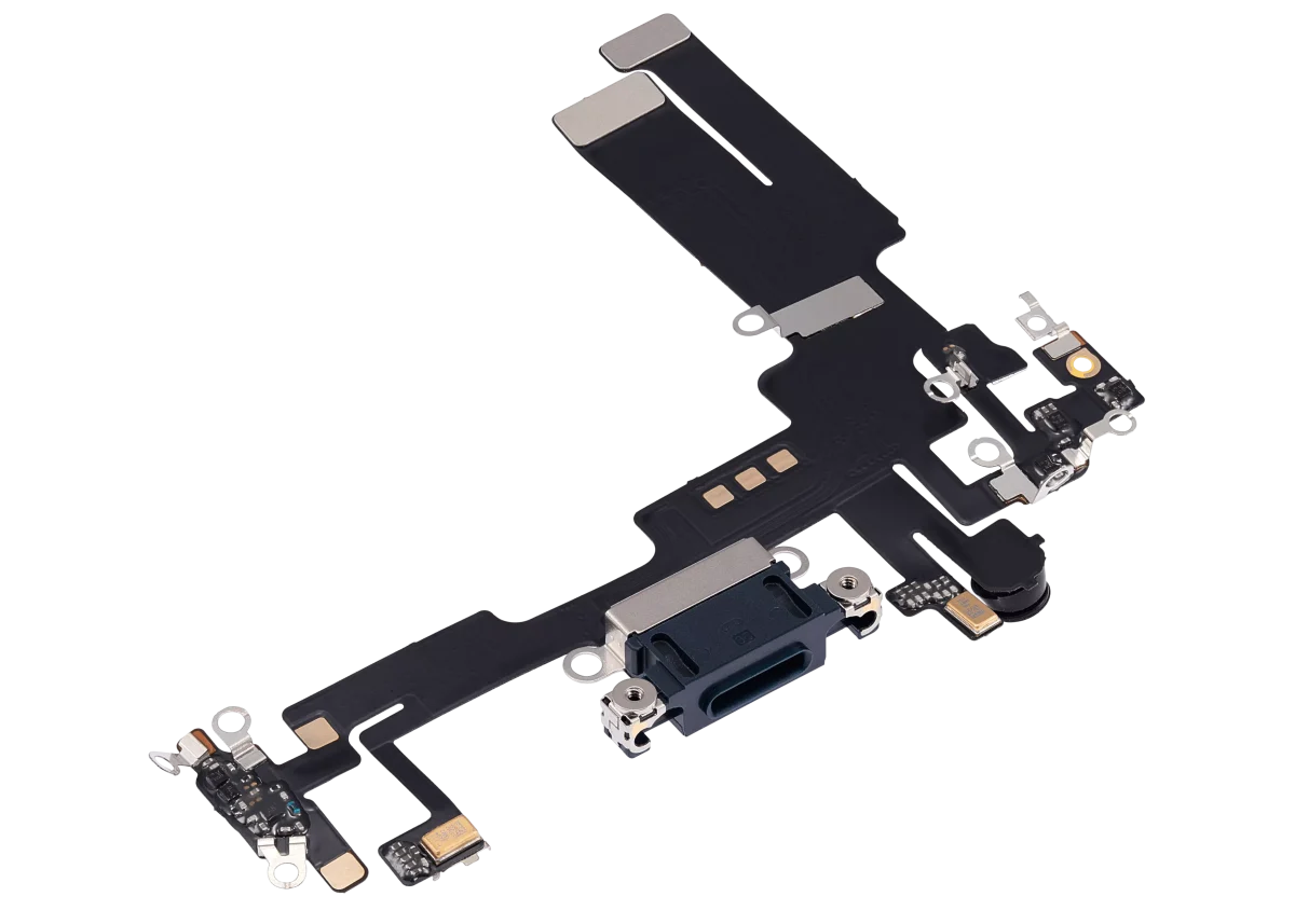 Iphone 14 ile Uyumlu Şarj Portu Esnek Kablosu Aftermarket Plus Midnight ile Uyumlu - Görsel 3