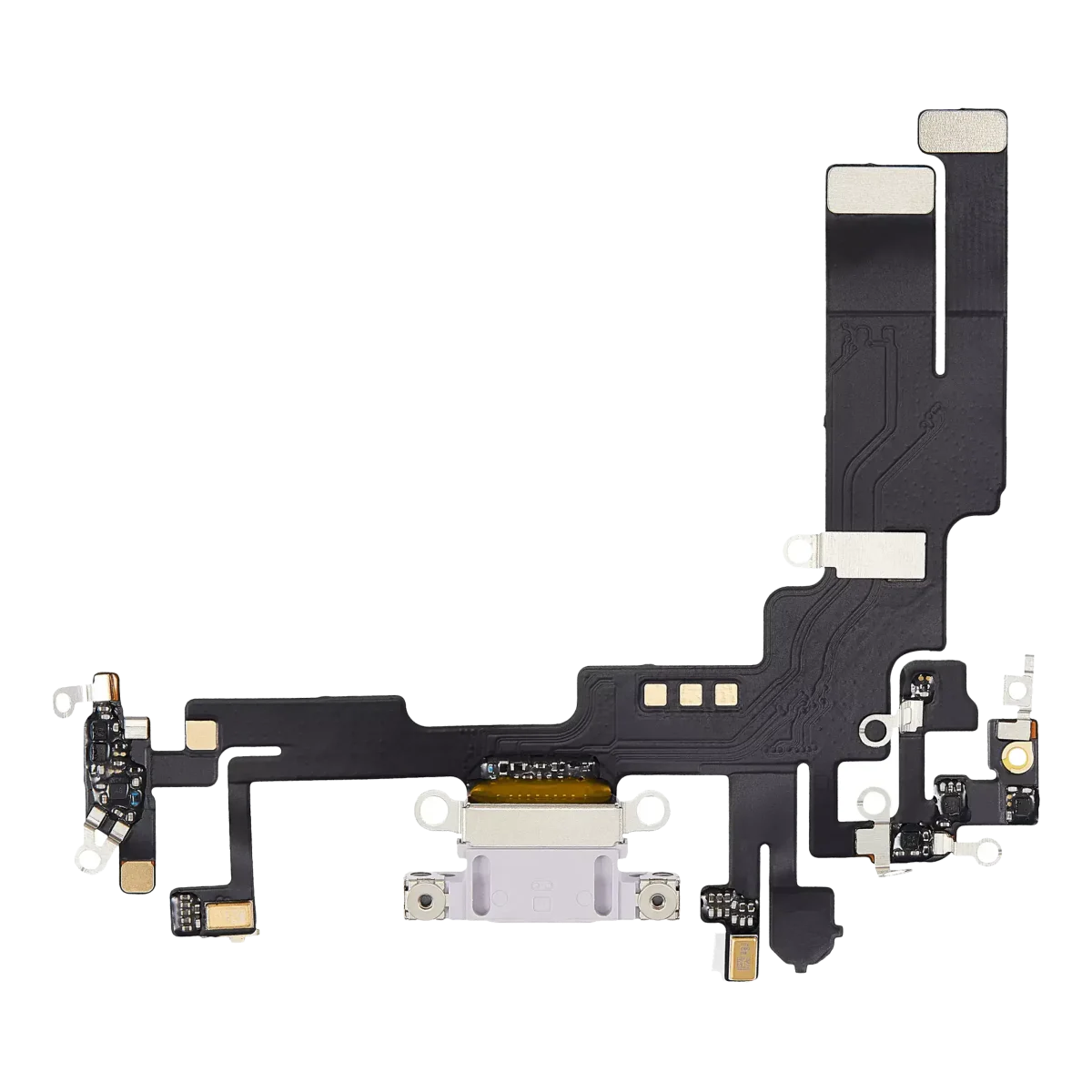 Iphone 14 ile Uyumlu Şarj Portu Esnek Kablosu Aftermarket Plus ile Uyumlu Mor - Görsel 5