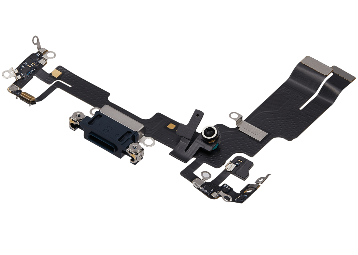 Iphone 14 ile Uyumlu Şarj Portu Esnek Kablosu ile Uyumlu Kullanılmış  Çekme Geceyarısı - Görsel 4