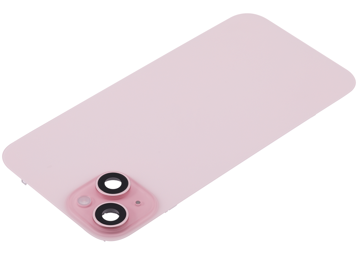 Iphone 15 Plus ile Uyumlu Arka Cam Çelik Plakalı Kablosuz NFC Şarj MagSafe Mıknatıs ve El Feneri Esnek ile Uyumlu Full Rose - Görsel 4
