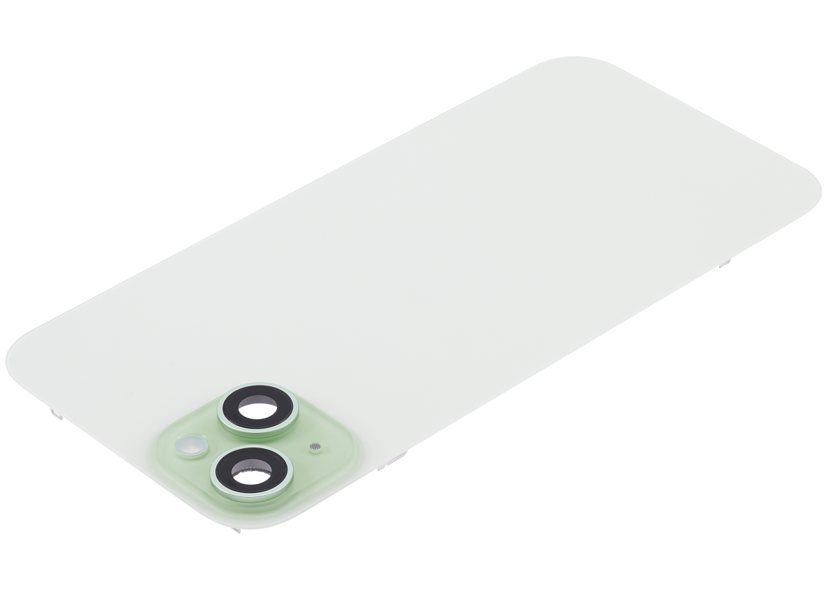 Iphone 15 Plus ile Uyumlu Arka Cam Çelik Plakalı Kablosuz NFC Şarj MagSafe Mıknatıs ve El Feneri Esnek ile Uyumlu Full Yeşil - Görsel 4