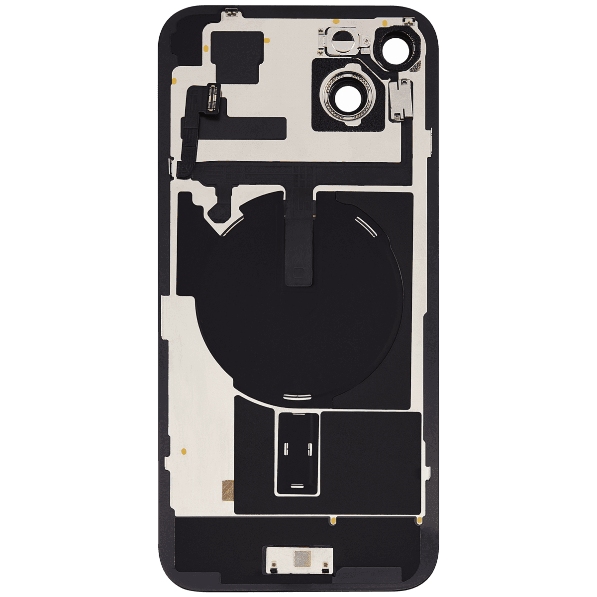Iphone 15 Plus ile Uyumlu Arka Cam Çelik Plakalı Kablosuz NFC Şarj MagSafe Mıknatıs ve El Feneri Esnek ile Uyumlu  Mavi - Görsel 2