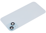 Iphone 15 Plus ile Uyumlu Arka Cam Çelik Plakalı Kablosuz NFC Şarj MagSafe Mıknatıs ve El Feneri Esnek ile Uyumlu  Mavi - Görsel 3