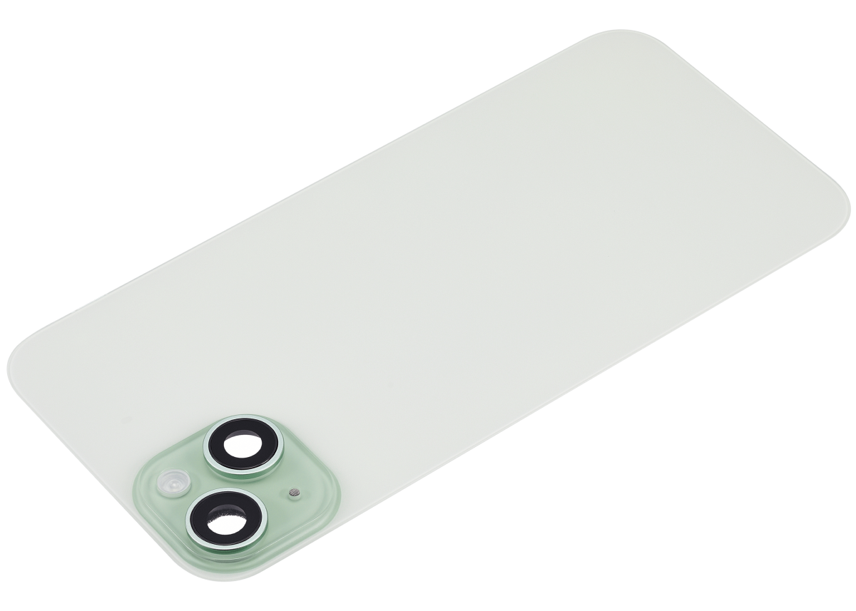 Iphone 15 Plus ile Uyumlu Arka Cam Çelik Plakalı Kablosuz NFC Şarj MagSafe Mıknatıs ve El Feneri Esnek ile Uyumlu  Yeşil - Görsel 3