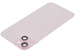 Iphone 15 Plus ile Uyumlu Arka Cam Çelik Plakalı MagSafe Mıknatıs Önceden Takılmış Kapak  Rose - Görsel 4