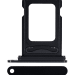 Iphone 15 Plus ile Uyumlu Çift Sim Kart Tepsisi / 15 Plus Siyah ile Uyumlu