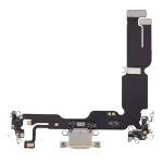Iphone 15 Plus ile Uyumlu Şarj Portu Esnek Kablosu Plus Sarı ile Uyumlu