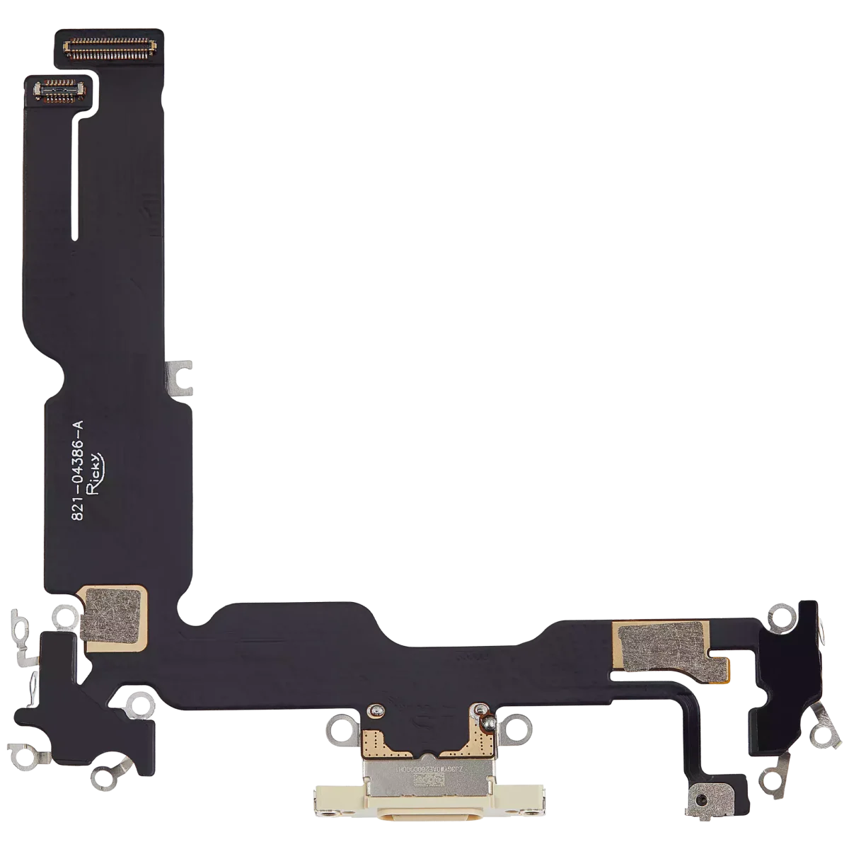 Iphone 15 Plus ile Uyumlu Şarj Portu Esnek Kablosu Plus Sarı ile Uyumlu - Görsel 3