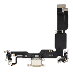 Iphone 15 Plus ile Uyumlu Şarj Portu Esnek Kablosu Premium Sarı ile Uyumlu