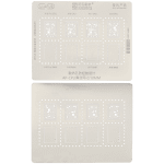 Iphone 15 Pro Max ile Uyumlu A16-A18 Pro U-APU9 0.10MM CPU RAM BGA Reballing Stencil Amaoe - Görsel 2
