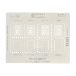 Iphone 15 Pro Max ile Uyumlu A16-A18 Pro U-APU9 0.10MM CPU RAM BGA Reballing Stencil Amaoe