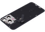 Iphone 15 Pro Max ile Uyumlu Arka Cam Çelik Plakalı Kablosuz NFC Şarj MagSafe Mıknatıs ve El Feneri Esnek ile Uyumlu Full Mavi Titanyum - Görsel 5