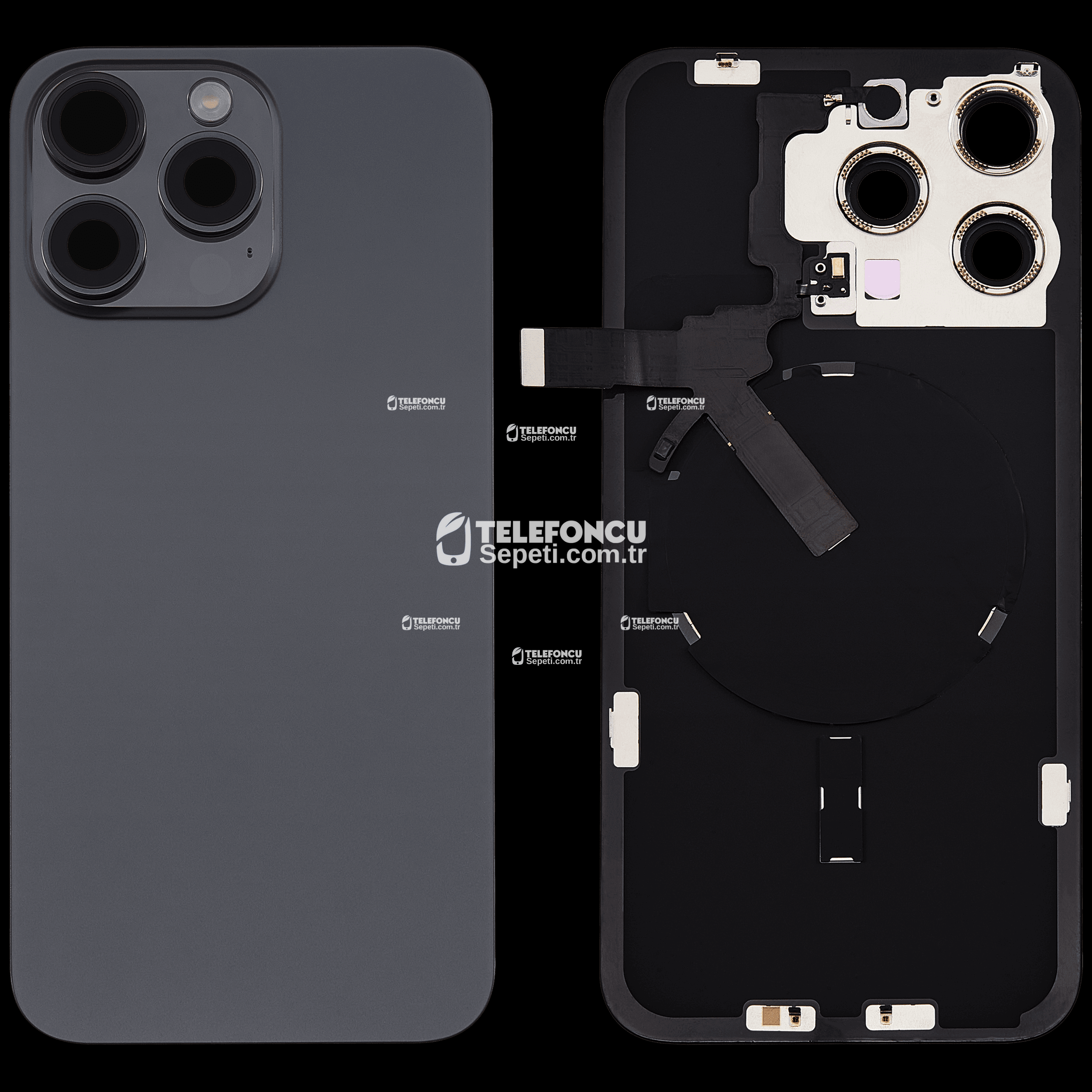 Iphone-15-Pro-Max-ile-Uyumlu-Arka-Cam-Celik-Plakali-Kablosuz-NFC-Sarj-MagSafe-Miknatis-ve-El-Feneri-Esnek-ile-Uyumlu-Siyah-Titanyum-1 Iphone 15 Pro Max ile Uyumlu Arka Cam Çelik Plakalı Kablosuz NFC Şarj MagSafe Mıknatıs ve El Feneri Esnek ile Uyumlu  Siyah Titanyum - Görsel 1