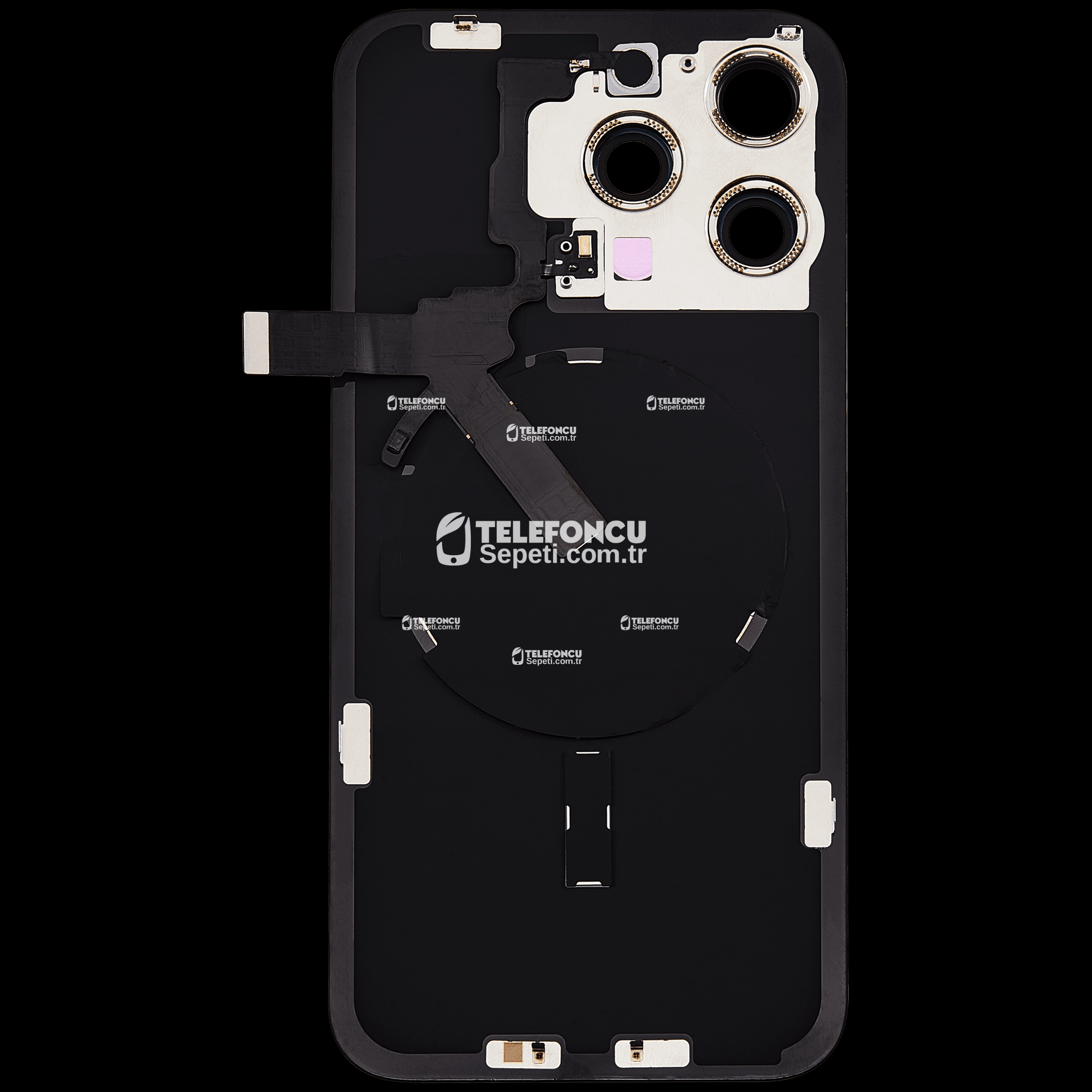 Iphone-15-Pro-Max-ile-Uyumlu-Arka-Cam-Celik-Plakali-Kablosuz-NFC-Sarj-MagSafe-Miknatis-ve-El-Feneri-Esnek-ile-Uyumlu-Siyah-Titanyum-2 Iphone 15 Pro Max ile Uyumlu Arka Cam Çelik Plakalı Kablosuz NFC Şarj MagSafe Mıknatıs ve El Feneri Esnek ile Uyumlu  Siyah Titanyum - Görsel 2