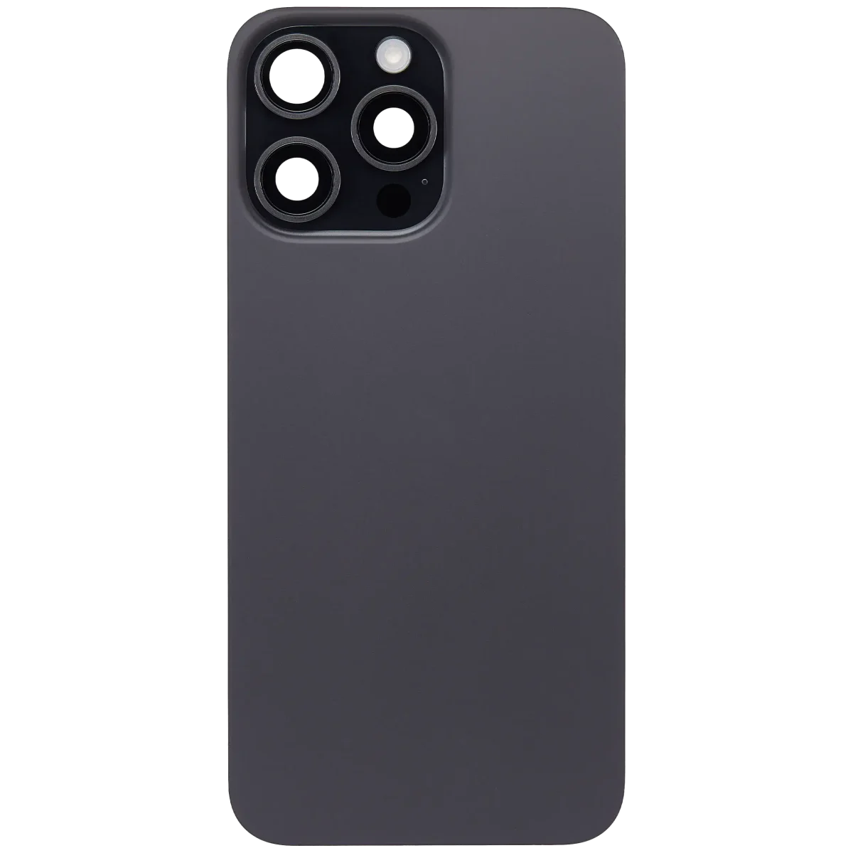 Iphone 15 Pro Max ile Uyumlu Arka Cam Çelik Plakalı Kablosuz NFC Şarj MagSafe Mıknatıs ve El Feneri Esnekliği Servis Paketi ile Uyumlu Siyah Titanyum - Görsel 2