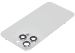 Iphone 15 Pro Max ile Uyumlu Arka Cam Çelik Plakalı MagSafe Mıknatıs Önceden Takılmış Kapak  Beyaz Titanyum - Görsel 4
